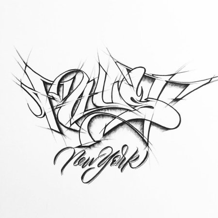 Эскизы татуировок граффити