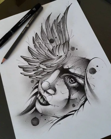 Крутые тату эскизы