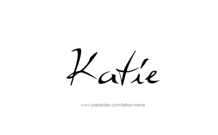 Эскиз тату Катя