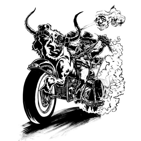 Байкерские тату эскизы