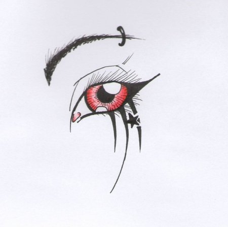 Эскизы глаз легкие