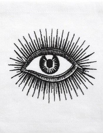 Тату глаз чб