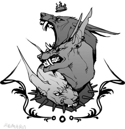 Цербер эскиз