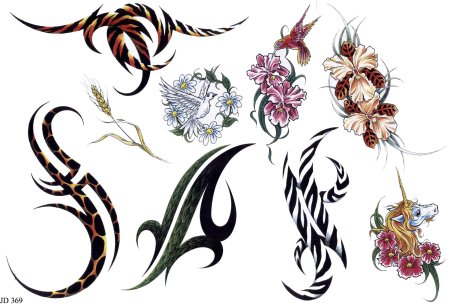 Тату абстракция