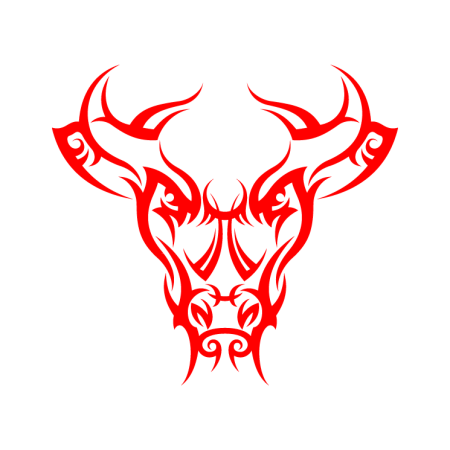 Тату голова быка эскизы