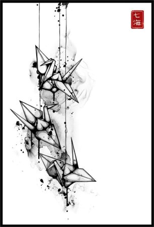 Тату абстракция