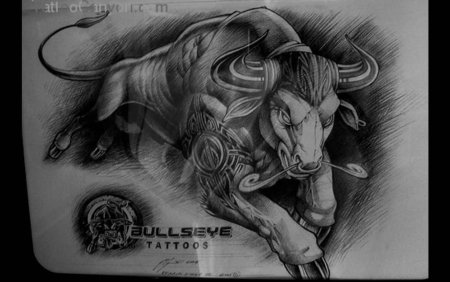 Тату быка эскизы для мужчин