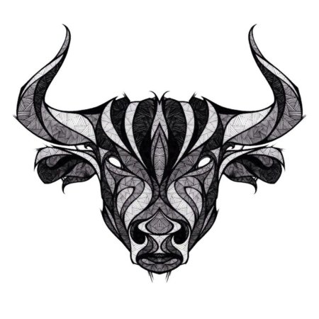 Телец Taurus бык тату