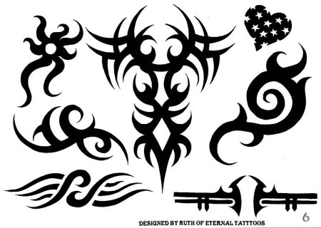 Тату абстракция