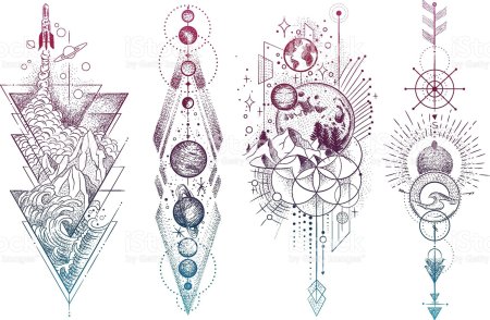 Абстракция эскиз