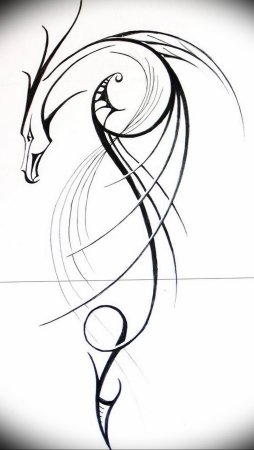 Тату абстракция