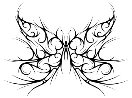 Маленькая тату абстракция