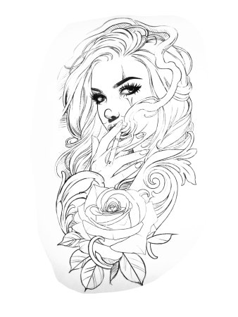 Эскизы тату для девушек