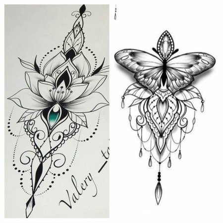 Эскизы тату для девушек