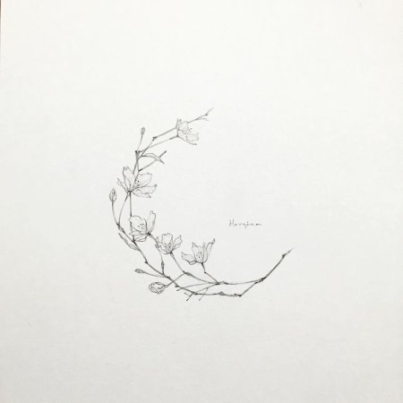 Тату в стиле Минимализм цветы