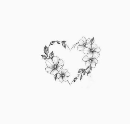 Маленькие цветы эскиз