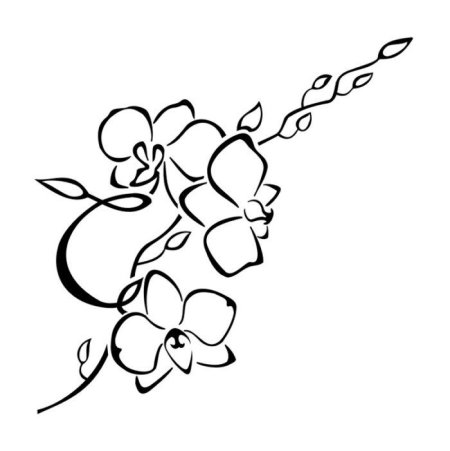 Орхидея стилизация