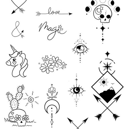 Эскизы татуировок для детей