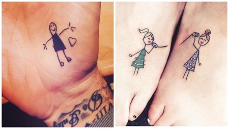 Тату для распечатки маленькие