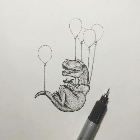 Необычные простые рисунки