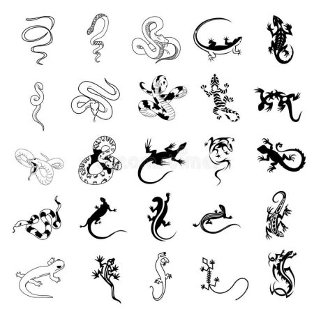 Наклейки на ногти змея