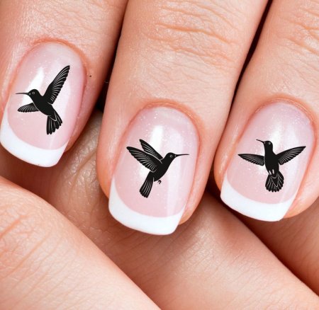 Маникюр с птичками