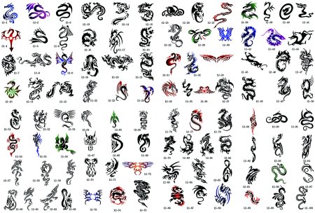 Тату на бумаге маленькие