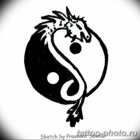 Тату рисунки Инь Янь