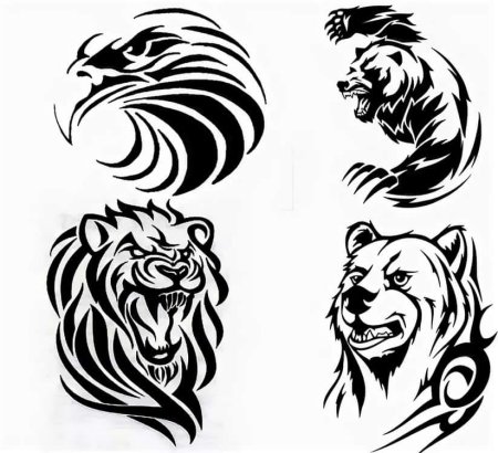 Эскизы тату на плечо