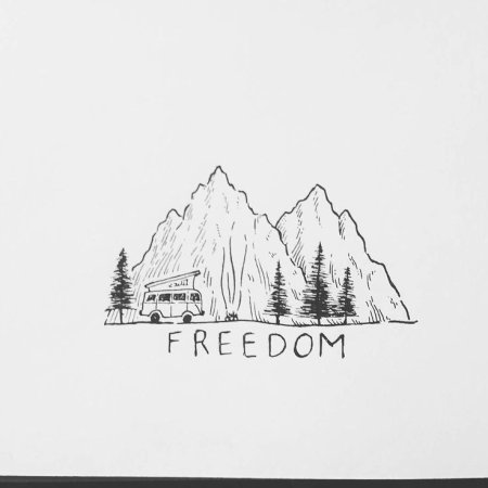 Горы эскиз
