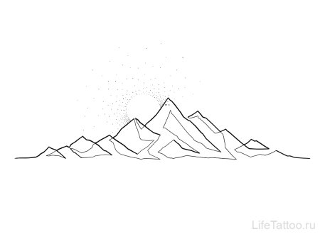 Очертания гор