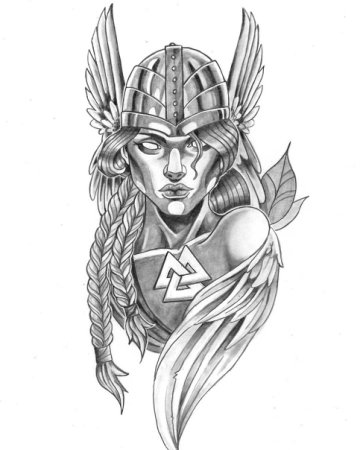 Валькирия эскиз