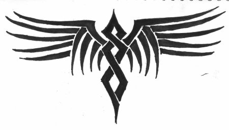 Татуировка Валькирия эскиз