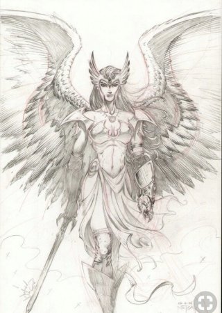 Валькирия эскиз