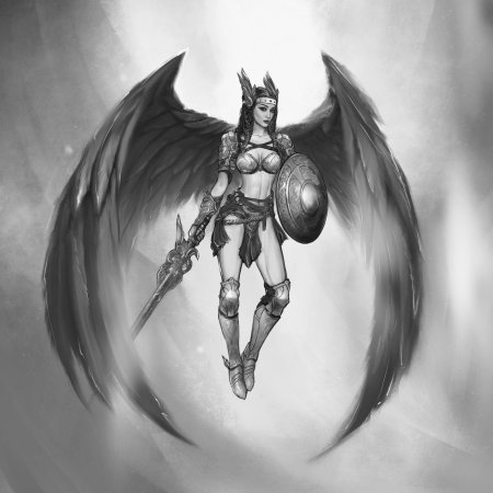 Воительница тату Викинги