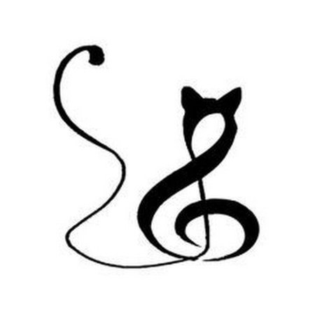 Тату кошка эскизы