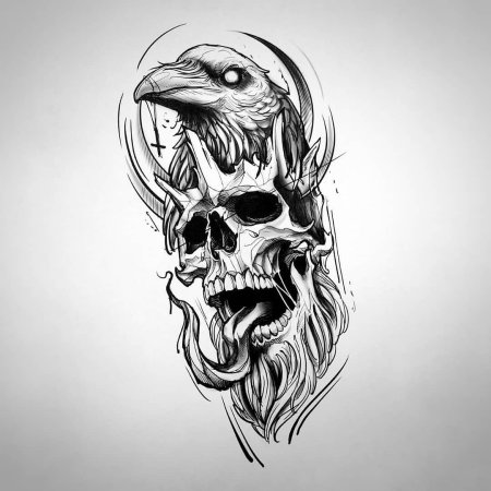 Татуировки эскизы цветные