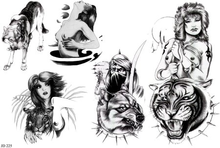 Эскиз тату череп Чикано