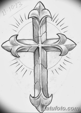 Крест эскиз