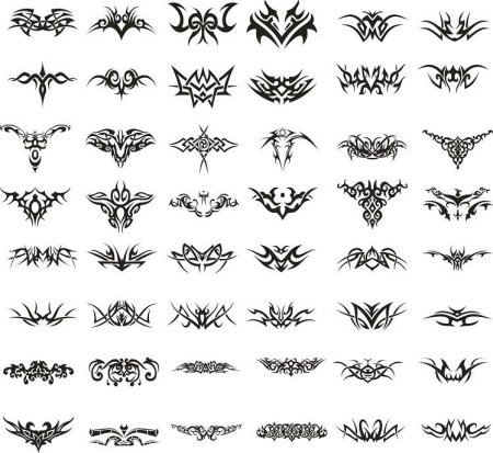 Тату на копчике женские