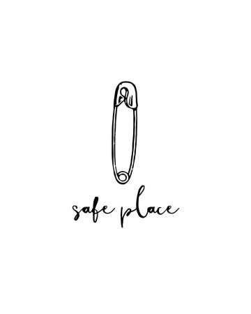 Тату скрепка