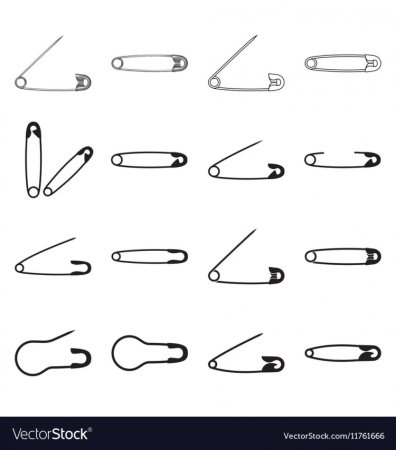 Векторная булавка