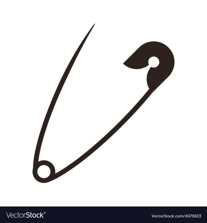 Булавка нарисованная