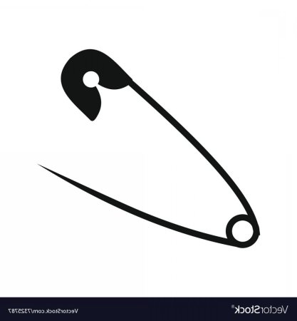 Булавка нарисованная