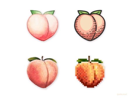 Картинки персика для срисовки