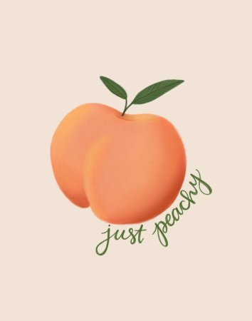 Аппетитный персик