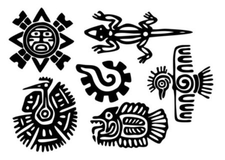 Символы инков Майя и ацтеков
