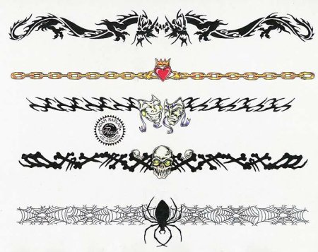 Тату браслет на руке мужские эскизы