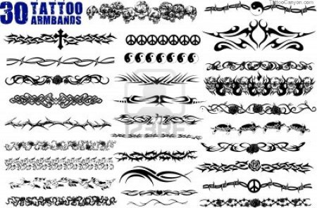 Тату браслет на руке мужские эскизы