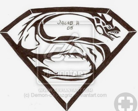 Знак Супермена вектор